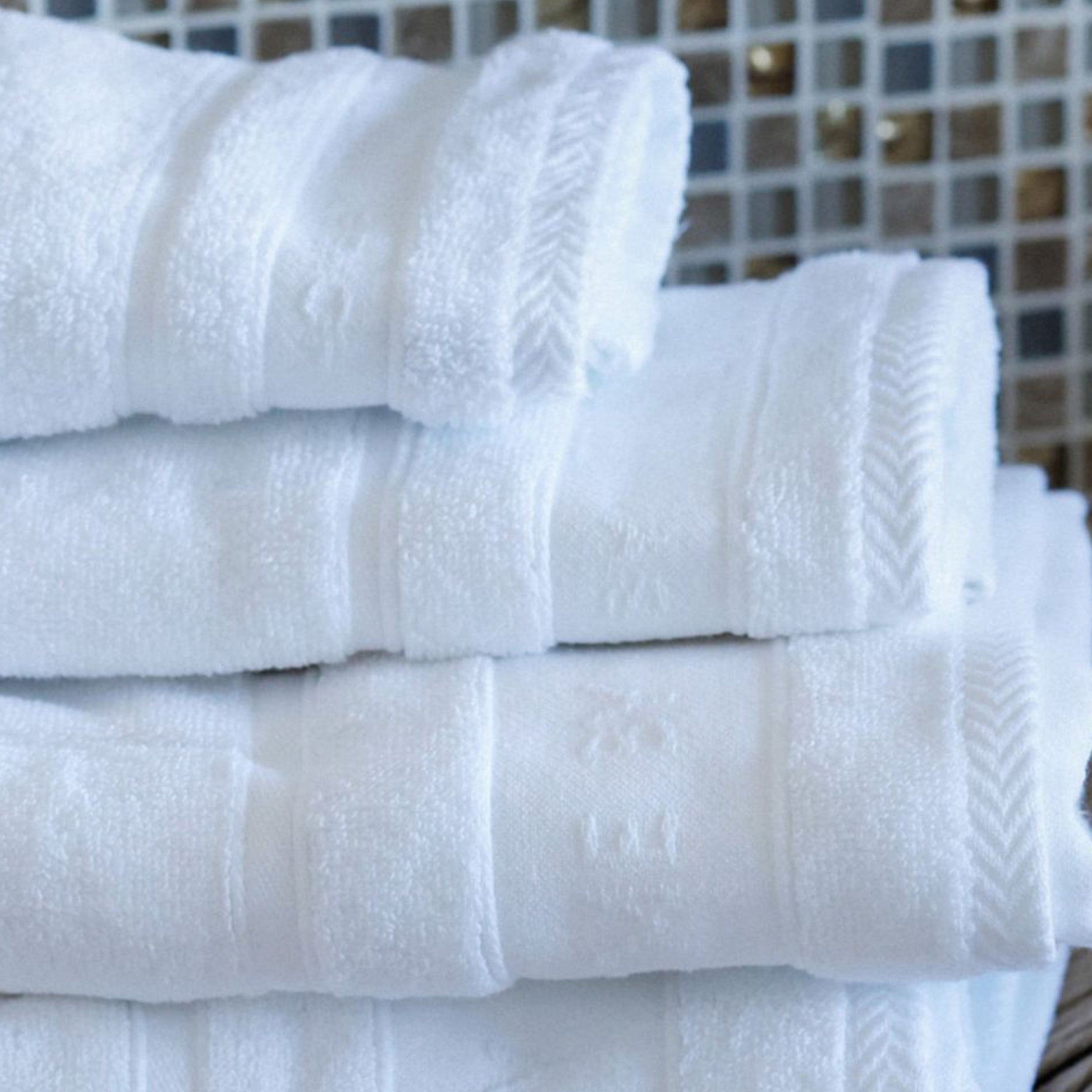 Håndklæde 70x140 cm hvid